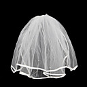 2 Couches De Longueur Du Bout Des Doigts Voile De La Mari�e (0498-ts098)