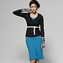 Manches Longues Cardigans Blouse / Chemisiers Pour Femmes (ff-4202bf004-0497)