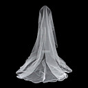 1 Couche Cath�drale Voile De Mariage Longueur (0498-ts077)