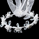 Satin Magnifique / Dentelle Avec Strass Mariage Fille Fleur Headwreath (0986-ts021)