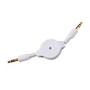 3,5 M M De Cable Retr�ctil De Datos De Audio Para Reproductores De Ipod/iphone/ipad/mp3