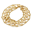 Belle Bracelet En Or 18 Carats Plaqu� En Laiton (0801-z2g1684-jd417)