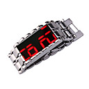 Reloj De Pulsera Estilo De Acero Inoxidable Con Espejo De Plata (7591120)