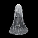 2 Couches Cath�drale Mariage Voile Longueur (0498-ts078)