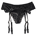 Sexy Lace 4 Straps Party And Special Occasion Garter. Including Thong (0273-7)