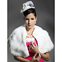 Veste Sans Manche En Fourrure Faux Mariage Mari�e / Wrap (whpj0024-2047)