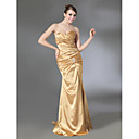 Gaine / Colonne Sweetheart Parole Longueur �lastique Satin Robe Du Soir Avec Le Train Tribunal Amovible (fsh02425)