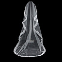 1 Couche Cath�drale Voile De Mariage Longueur (0498-ts093)