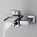 Mitigeur Chrom�e Murale Robinet Montage Baignoire Cascade 0599-qh0510w
