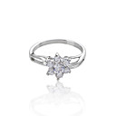 Cz Elegante / Anillo De Aleaci�n De Moda (0986-01128-10)