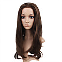 Delantera Del Cord�n Extra Largo Sint�tico De Alta Calidad De Color Marr�n Oscuro Peluca Pelo Lacio (11.23-0479-tslr13)