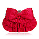 C�scara De Sat�n Con La Bolsa De Diamantes De Imitaci�n Por La Noche Bolso De Embrague (0986-1986)