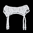 Dentelle Glamour 4 Sangles De Mariage Jarreti�re Mari�e 2 Pc Set.including Jupe Jarretelles Et String (0273-10)