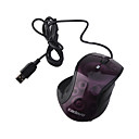 Nouvelles Usb 3 Boutons De D�filement De La Souris Main Droite � Billes - Violet Et Noir