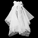 Satin Magnifique / Dentelle Avec Strass Mariage Fille Fleur Voile / Peignes Casque (0986-ts002)