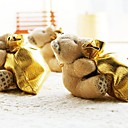 Boda Adorable Encanto Tener M�viles Con Bolsas De Oro A Favor (juego De 12)