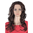 Largo Del Frente Del Cord�n De Alta Calidad De Grado Sint�tico De Color Marr�n Claro Peluca De Pelo Rizado (0463-lpp516)