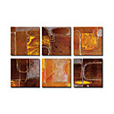 �tir� 6-pc Main Peinture Abstraite Ensemble (0192-ycf103991)