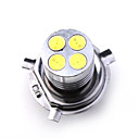 H4 4 Led Smd W Voiture Lampe Antibrouillard Antibrouillard Ampoule (12v)
