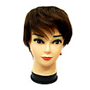 Cpaless 100% Cheveux Humains Courte Perruque Brune Cheveux Raides (0466-hmyy-025)