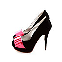 Ante Los Tacones Altos Superior Cerrado De Los Pies Con Zapatos De Moda De La Cinta (1131-5520). M�s Colores Disponibles