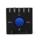 Usb 2.0 St�r�o Combo Avec 5 Ports Usb + Lecteur De Carte Haut-parleurs +