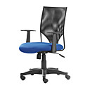 Chaise De Bureau Noir Avec Le Bleu (888 As03cm1518)