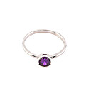 Cz Elegante / Anillo De Aleaci�n De Moda (0986-00801-02)
