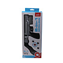 2 Dans 1 Motion Plus Pistolet Laser Fonction Pour La Wiimote Et Nunchuck