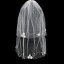 2 Layers Waltz Length Wedding Veil (0498-TS099)