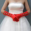Gant De Mariage En Satin Coude (0498-st0035)