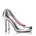Los Tacones Altos De Charol Superior Cerrado Dedos De Los Pies De Zapatos De Moda (0985-hg466-3)