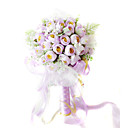 De Seda Rosa Con Aroma Elegante Decoraci�n De La Boda Ronda De Gasa / Ramo De Novia (0797-sim135)