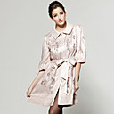 Manches En Organza De Broderie Courte Avec Ceinture Trench-coat / V�tements De Dessus Pour Femmes (ff-d-bl0736302)
