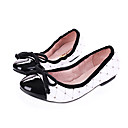 Piel De Oveja Superior Plana Cerrada De Los Pies Con Zapatos De Moda Bowknot (0985-hg644-4). M�s Colores Disponibles