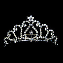 Aleaci�n Preciosa Tiara De La Boda Con El Checo Diamantes De Imitaci�n De Novia (0986-b519s)