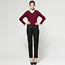 Cadena Frontal Cruzado Pantalones Plisados De Largo O Pantalones De Las Mujeres (ss-d-ca1270017)