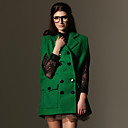 Clork Estilo De Capa Doble De Pecho / Inspirada En Gossip Girl / S Mujeres Outerwears (ss-a-bk0997501)