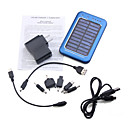 6-en-1 Cargador Port�til Panel Solar + Linterna Led Para 4/cellphones Iphone (azul)
