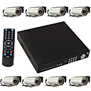 8 Ir Canal Infrarrojo De Visi�n Nocturna En Tiempo Real De C�maras De Seguridad De Red Dvr Dvr De Vigilancia