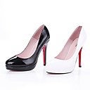 Piel De Oveja De Alta Talones Superior Cerrado Dedos De Los Pies De Zapatos De Moda (0985-hg026-1)