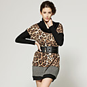 Cuello De Tortuga Leopardo Vestido De Su�ter (ss-d-ca1277013)