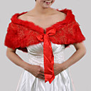 Sin Mangas De Piel Sint�tica Con Bordado / Cintas Chaqueta De Boda Nupcial / Envoltura (0498-2070)