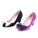 Superior Ante Los Talones A Mediados Cerrado Dedos De Los Pies Con Zapatos De Moda Bowknot (0985-hg746-1)