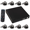 8 Canales Ir Infrarrojo Visi�n Nocturna Tiempo Real C�mara Seguridad Dvr Vigilancia