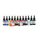Venta Al Por Mayor 14 Botellas De Color De La Tinta Del Tatuaje Kit De 1 / 2 Oz (15 Ml Cada Frasco)