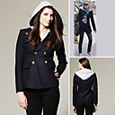 Mode Idoles Style / Sweats � Double Boutonnage Manteau � Manches Longues / Manteaux De Femmes (ff-e-bl0857001)
