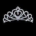 Aleaci�n Preciosa Tiara De La Boda Con El Checo Diamantes De Imitaci�n De Novia (0986-b510s)