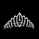 Aleaci�n Preciosa Tiara De La Boda Con El Checo Diamantes De Imitaci�n De Novia (0986-b515s)