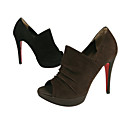 Gamuza Superior Tacones Peep-toes De Zapatos De Moda (1131-801-5)